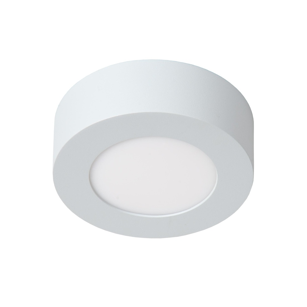 Lucide PlafonniereBrice-Led Ø 11,7cm - IP44 wit - 28116/11/31